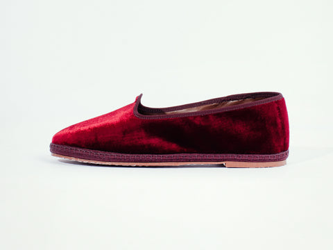 Friulian velvet, deep red